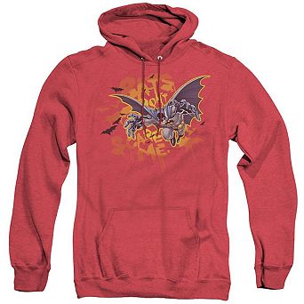 Batman Bats Dont Scare Me Adult Heather Hoodie