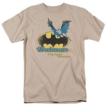 Batman Caped Crusader Retro Short Sleeve Adult T-shirt