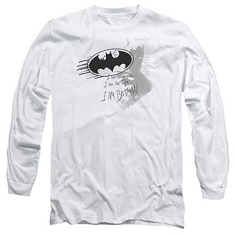 Batman I Am Vengeance Long Sleeve Adult T-shirt