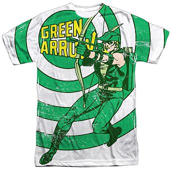 Dc Comics Bullseye Short Sleeve Adult Poly Crew T-shirt