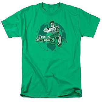 Green Lantern Easy Being Green Short Sleeve Adult T-shirt