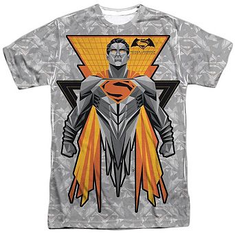 Batman V Superman Super Tech Sub Short Sleeve Adult Poly Crew T-shirt