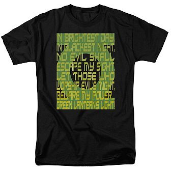 Green Lantern Green Lantern Oath Short Sleeve Adult T-shirt