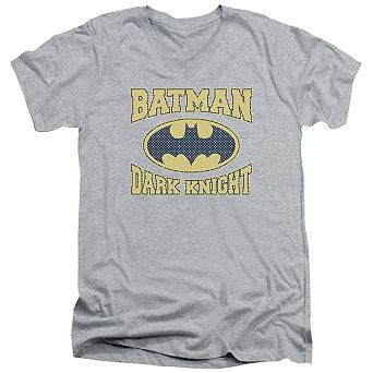 Batman Dark Knight Jersey Short Sleeve Adult V Neck T-shirt