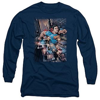 Superman Action Comics 1 Long Sleeve Adult T-shirt