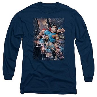 Superman Action Comics 1 Long Sleeve Adult T-shirt