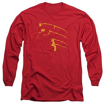 Dc Comics Flash Flash Min Long Sleeve Adult T-shirt