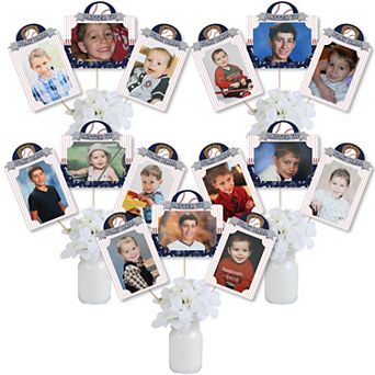 Big Dot Of Happiness Batter Up Baseball Party - Picture Centerpiece Photo Table Toppers 15 ct
