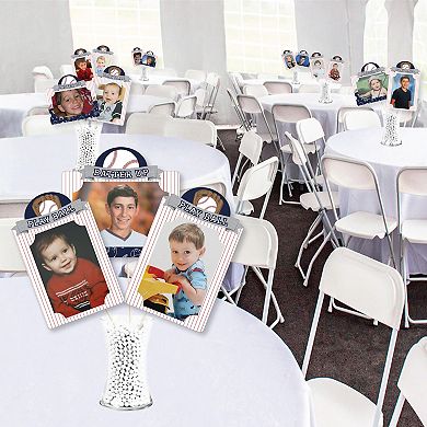 Big Dot Of Happiness Batter Up Baseball Party - Picture Centerpiece Photo Table Toppers 15 Ct