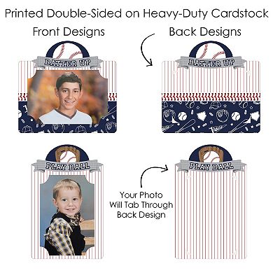 Big Dot Of Happiness Batter Up Baseball Party - Picture Centerpiece Photo Table Toppers 15 Ct