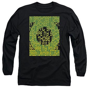 Green Lantern Green Lantern Oath Long Sleeve Adult T-shirt