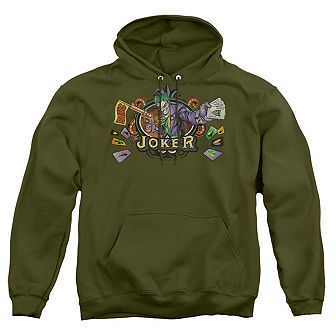Batman King Of Crazy Adult Pull Over Hoodie