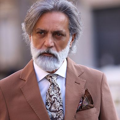 Novara - Printed Silk Tie For Men