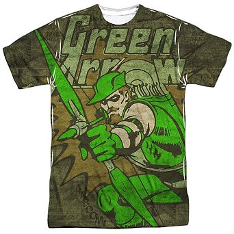 Dc Comics Take Aim Short Sleeve Adult Poly Crew T-shirt
