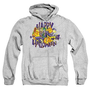Batman Ha Ha Halloween Adult Pull Over Hoodie