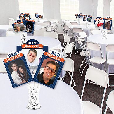 Big Dot Of Happiness Happy Father's Day Party - Picture Centerpiece Photo Table Toppers 15 Pc