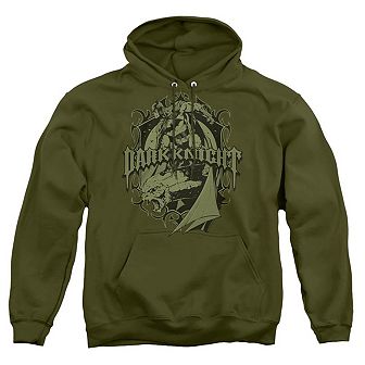 Batman Ready To Strike Adult Pull Over Hoodie