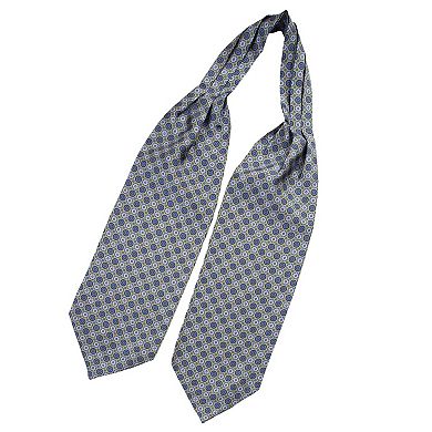 Lorenzo - Silk Ascot Cravat Tie  For Men