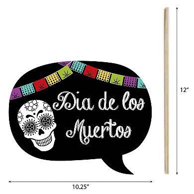Big Dot Of Happiness Day Of The Dead - Sugar Skull Photo Booth Props ...