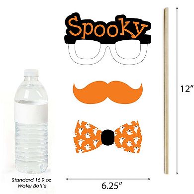 Big Dot Of Happiness Spooky Ghost - Halloween Party Photo Booth Props Kit - 20 Count
