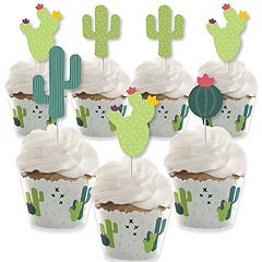 Big Dot Of Happiness Prickly Cactus Party - Paper Straw Decor