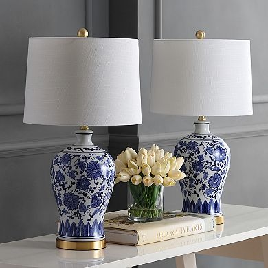 Jennifer Ceramicmetal Led Table Lamp (set Of 2)