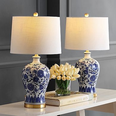 Jennifer Ceramicmetal Led Table Lamp (set Of 2)