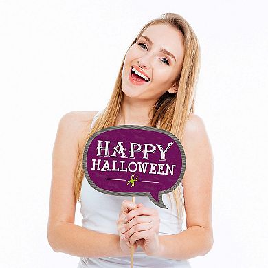 Big Dot Of Happiness Happy Halloween - Witch Party Photo Booth Props Kit - 20 Count