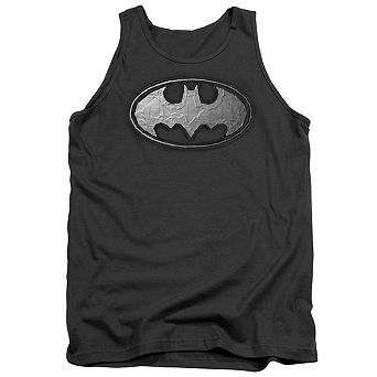 Batman Duct Tape Logo Adult Tank Top