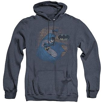 Batman In The Spotlight Adult Heather Hoodie