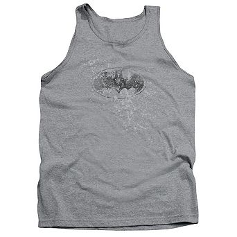 Batman Burned & Splattered Adult Tank Top