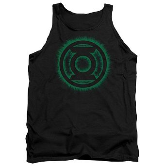 Green Lantern Green Flame Logo Adult Tank Top