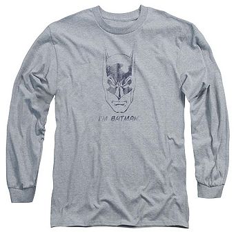 Batman Im Batman Long Sleeve Adult T-shirt