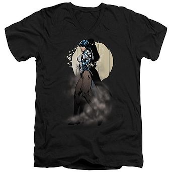 Justice League Of America Zatanna Illusion Short Sleeve Adult V Neck T-shirt