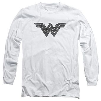 Batman V Superman Folded And Distressed Long Sleeve Adult T-shirt