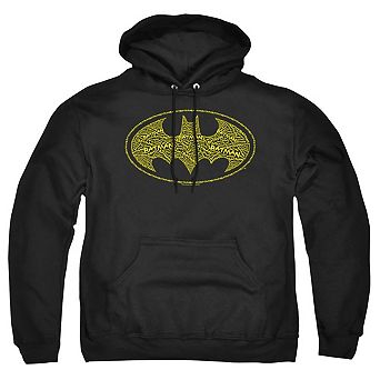 Batman Type Logo Adult Pull Over Hoodie