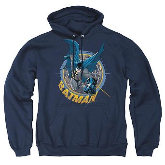 Batman In The Crosshairs Adult Pull Over Hoodie