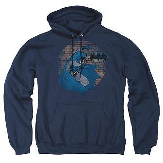 Batman In The Spotlight Adult Pull Over Hoodie