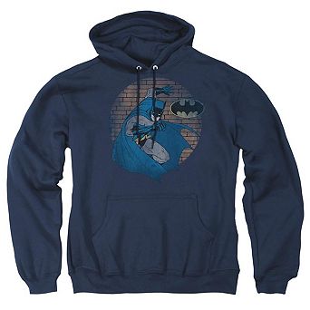 Batman In The Spotlight Adult Pull Over Hoodie