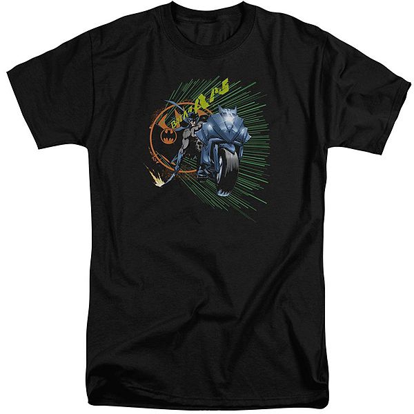 Batman Batcycle Short Sleeve Adult Tall T-shirt