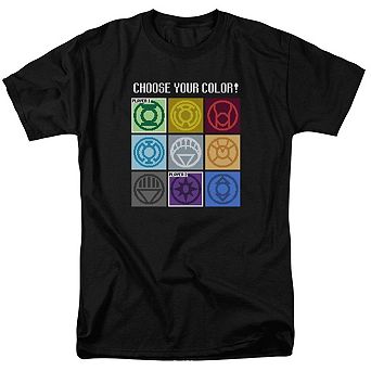 Dc Comics Choose Your Color Short Sleeve Adult T-shirt