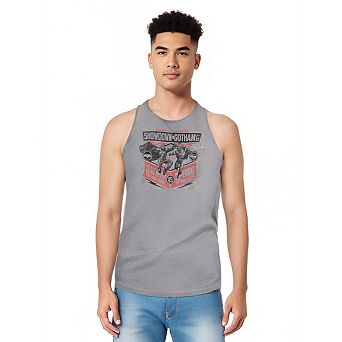 Batman V Superman Showdown In Gotham Adult Tank Top