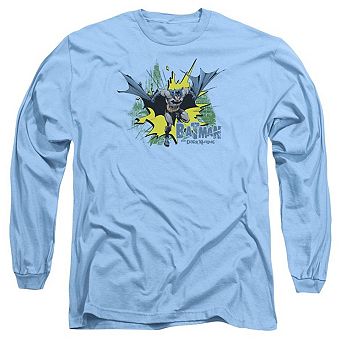 Batman City Splash Long Sleeve Adult T-shirt