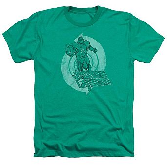 Green Lantern Power Adult Heather T-shirt
