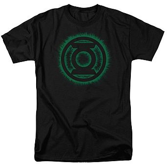 Green Lantern Green Flame Logo Short Sleeve Adult T-shirt