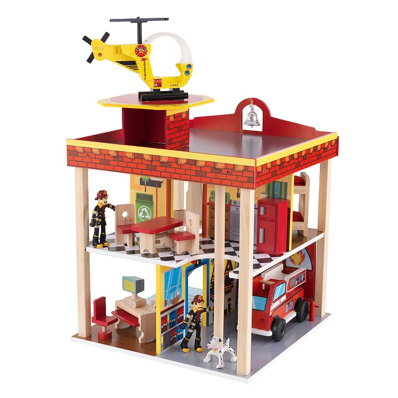 KidKraft Fire Station Set, Multicolor