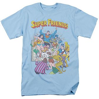 Justice League Of America Super Friends 1 Short Sleeve Adult T-shirt