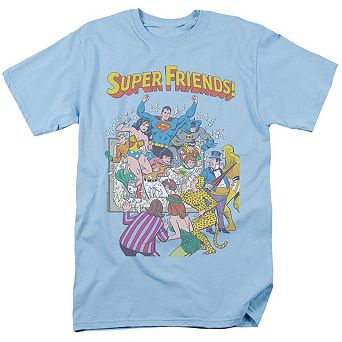 Justice League Of America Super Friends 1 Short Sleeve Adult T-shirt
