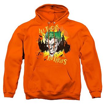 Batman All Tricks No Treats Adult Pull Over Hoodie