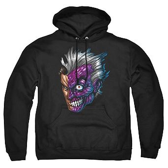 Batman Just Face Adult Pull Over Hoodie